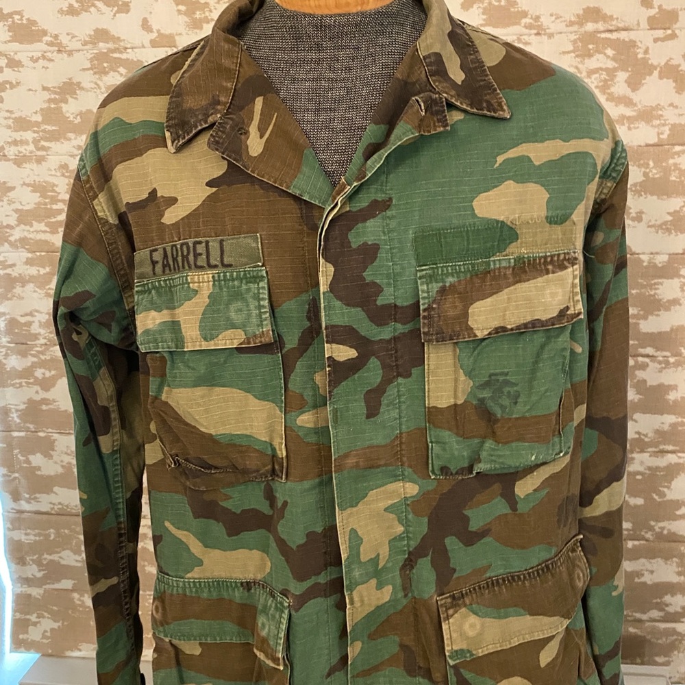Vintage Marines Woodlands camo shirt
